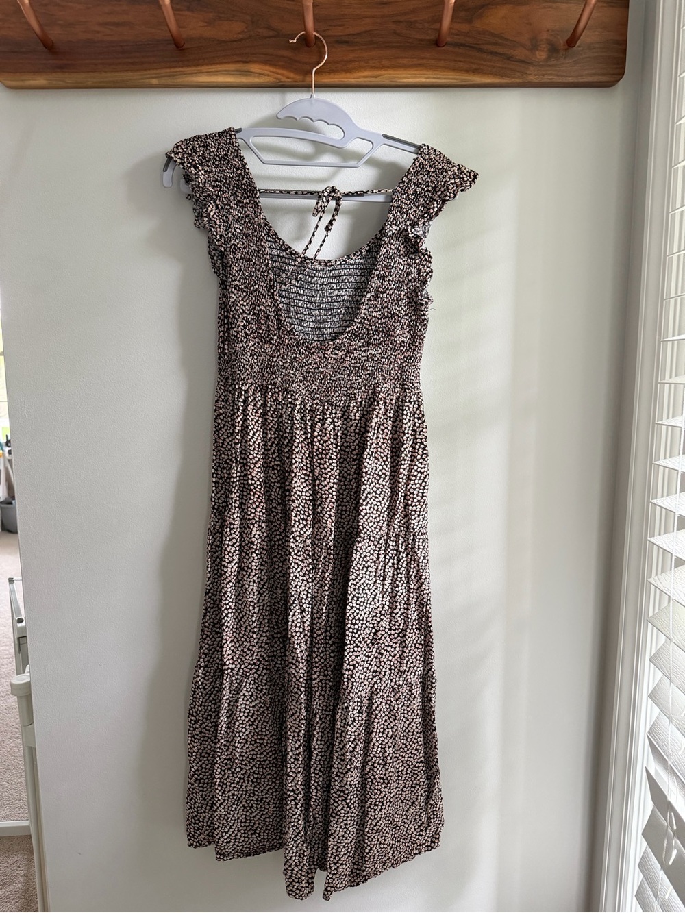 PinkBlush Smocked Floral Tiered Maxi Dress (maternity friendly!) - Picture 3 of 4